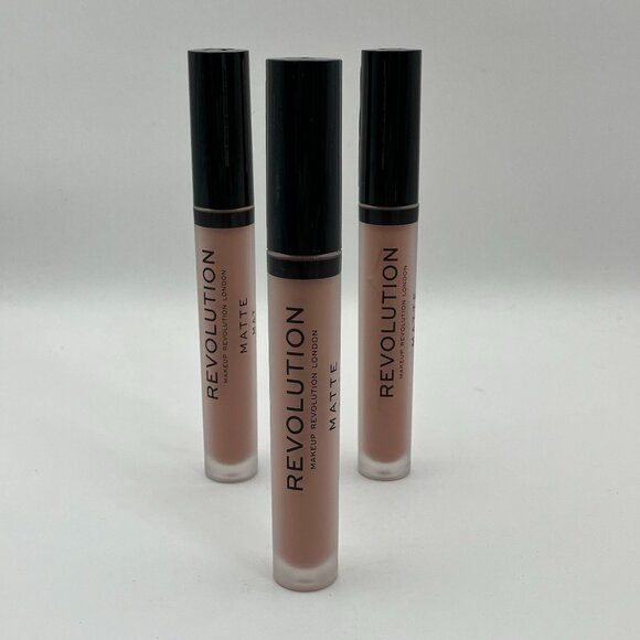 Makeup Revolution Matte Lip Featured 109 Long-Lasting Lip Color Pack Of 3 Pcs - Picture 1 of 6